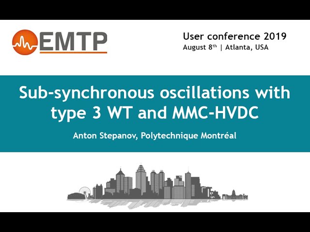 Sub-synchronous oscillations with type 3 WT and MMC-HVDC